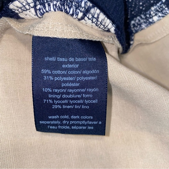 NWT Tommy Hilfiger  Bahama striped linen sheath dress, sz 4 - Picture 11 of 12